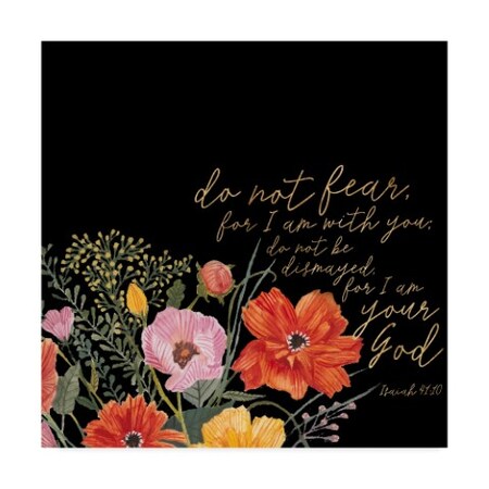 Trademark Fine Art Studio W 'Floral Faith Iii' Canvas Art, 14x14 WAG08782-C1414GG